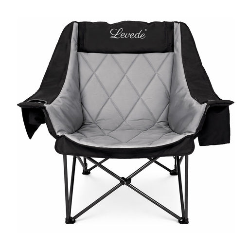 Levede Folding Camping Chair Extra Large Outdoor Portable Fishing Travel Seat-2052531445183942657