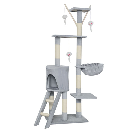 Pawz Cat Tree Scratching Post Scratcher 143cm Climbing