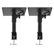 Levede 2x Desk Clamp Speaker Stands Set Adjustable Rotatable Monitor CD Player