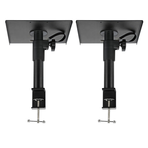 Levede 2x Desk Clamp Speaker Stands Set Adjustable Rotatable Monitor CD Player