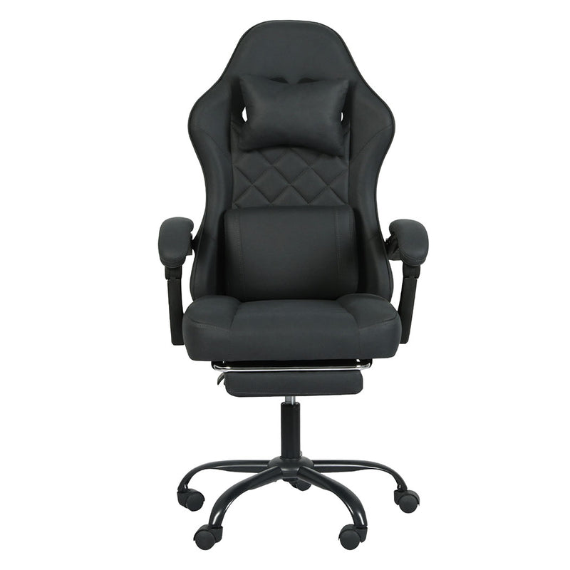 Levede Office Chair High Back Suede Fabric Gaming Chair