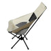 Levede Camping Chair Folding Outdoor Large Beige-2052531626512093185