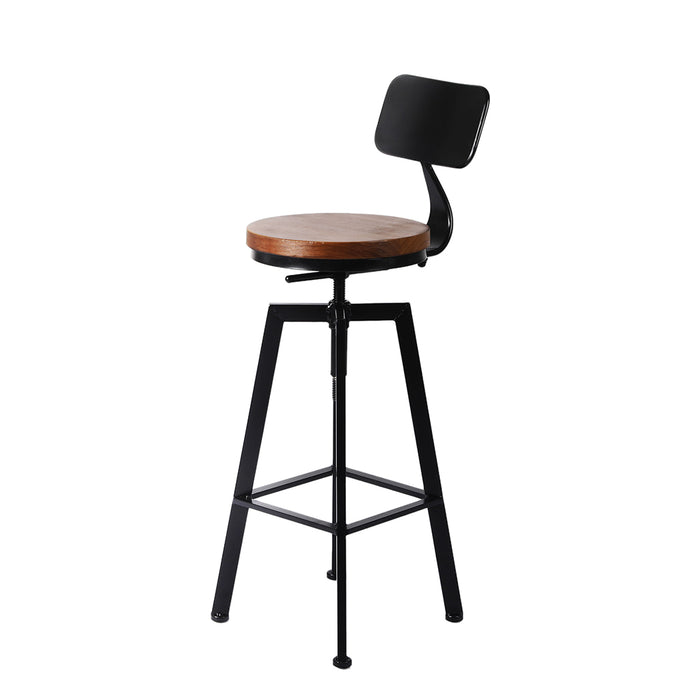 Levede 1x Industrial Bar Stools Kitchen-2052531294772006913