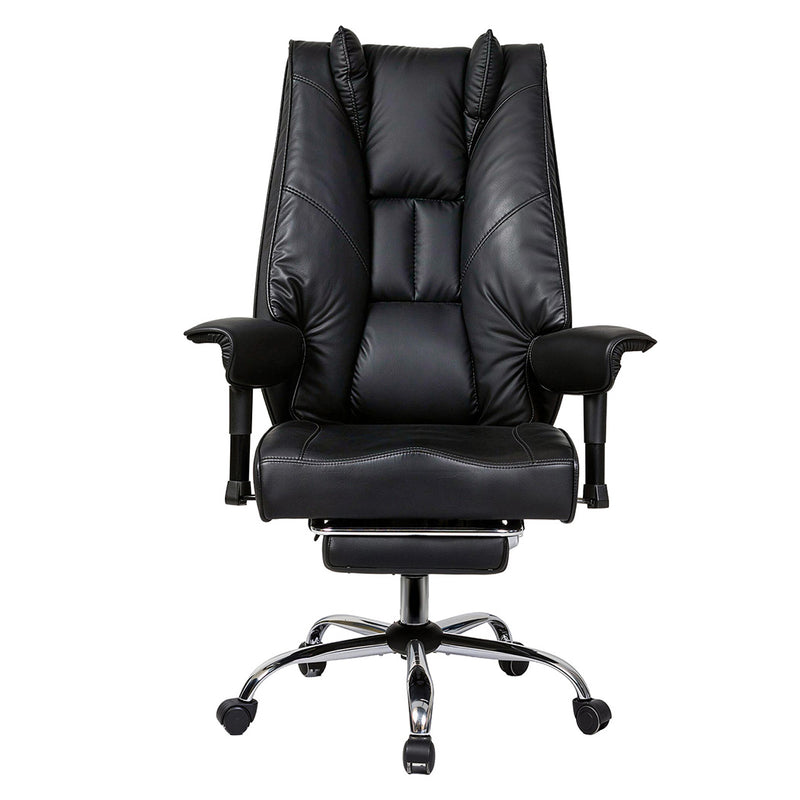 Levede Heavy Duty Office Chair Tall PU Leather High Back Computer Work Seat
