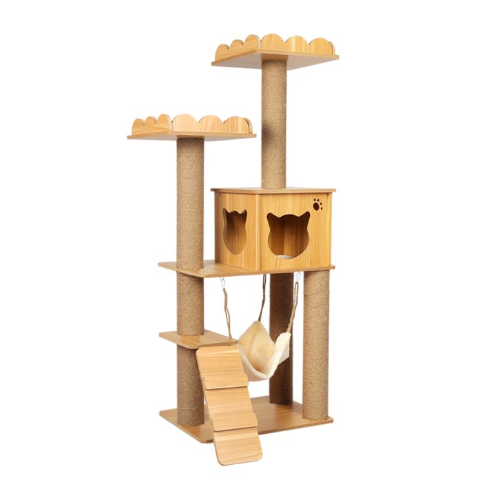 PaWz Cat Tree Scratching Post Scratcher Cats Tower Wood Condo Toys House