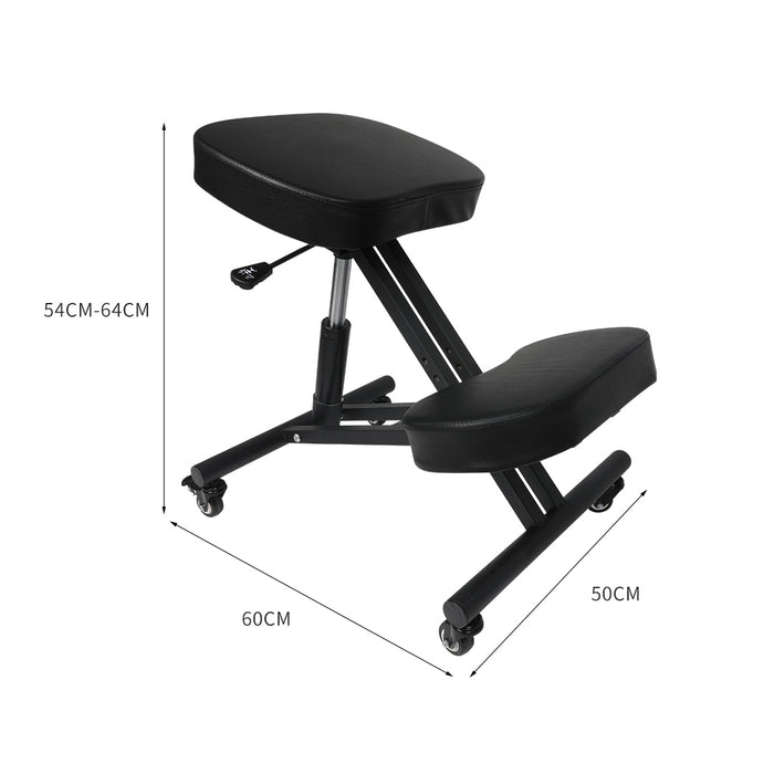 Levede Kneeling Chair Computer Ergonomic Black-2052531773333704706