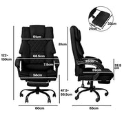 Levede Ergonomic Office Chair Gaming Desk Chair Reclining Footrest Swivel
