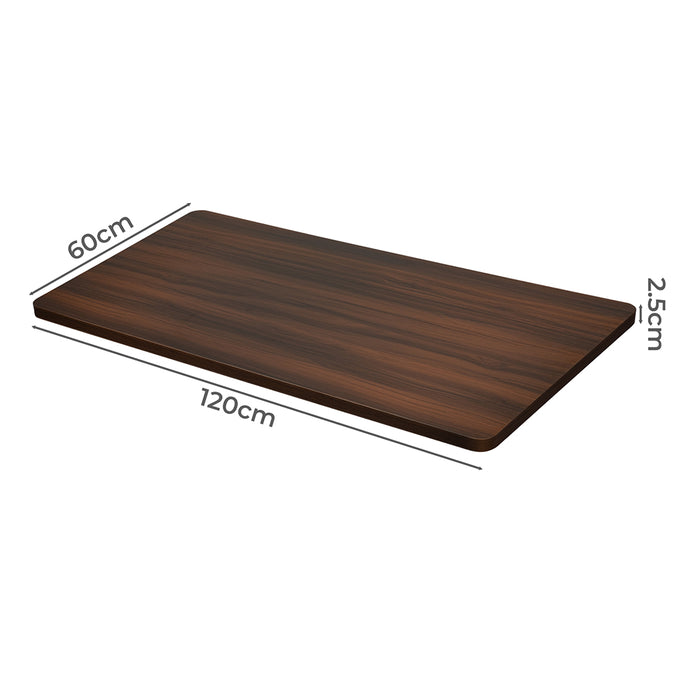 Levede Desktop For Motorised Adjustable 120X60CM Walnut-2052531360442224642