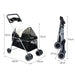 PaWz Large Pet Stroller Dog Cat Carrier Black-2052531697215475714