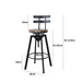 Levede 1x Bar Stool Industrial Adjustable-2052531750155980802