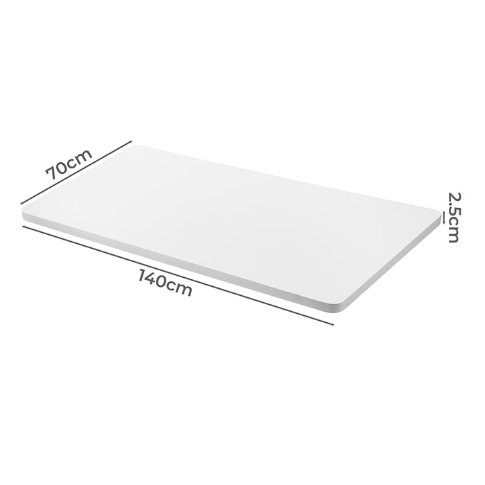 Levede Desktop For Motorised Adjustable Black 140X70CM White-2052531360853266434