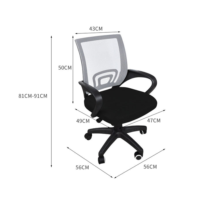 Levede Office Chair Gaming Computer Grey-2052531788189929474
