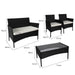Levede 4PCS Outdoor Furniture Setting-2052531337625210882