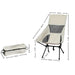 Levede Camping Chair Folding Outdoor Large Beige-2052531626512093186
