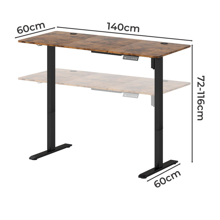 Levede Electric Standing Desk Height Adjustable 140cm-2052531817717829634