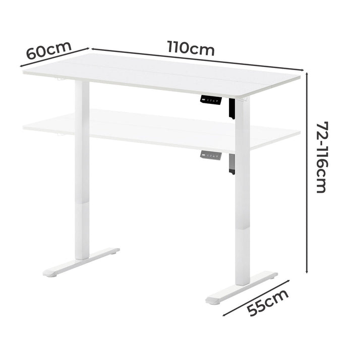 Levede Electric Standing Desk Height Adjustable 110cm-2052531817893990402