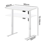 Levede Electric Standing Desk Height Adjustable 90cm