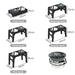 PaWz Elevated Dog Bowls 2 Stainless Steel Bowls and 1 Slow Feeder Bowl-2052531302556635138