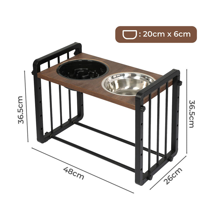 PaWz Adjustable Height Pet Feeder Elevated L Large-2052531674830475266