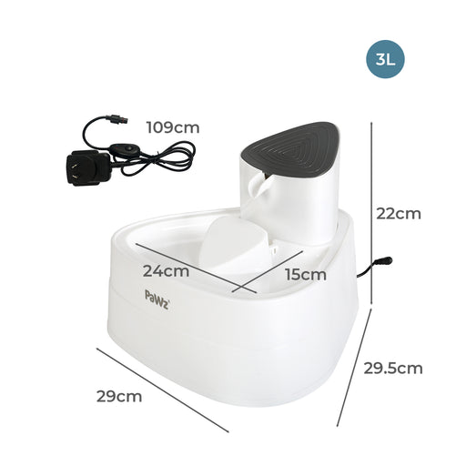 PaWz Electric Pet Water Fountain Drinking