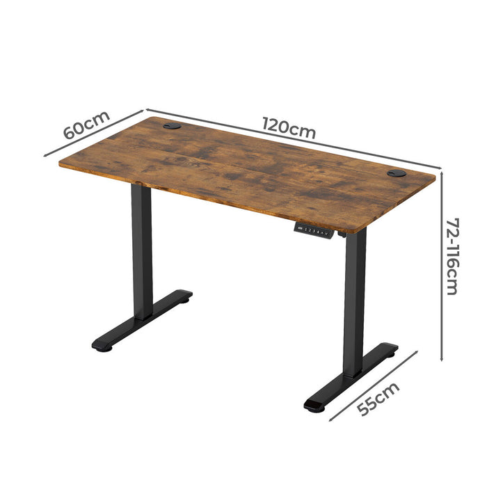 Levede Electric Standing Desk Height Adjustable 120cm-2052531817352925186