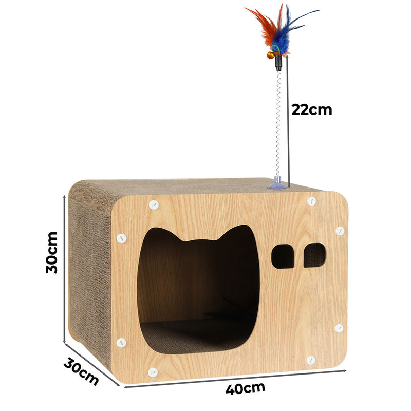 Pawz Cat Scratcher Board Scratching Cardboard