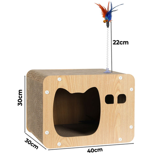 Pawz Cat Scratcher Board Scratching Cardboard