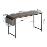 Levede Computer Desk Study Table Storage 80cm