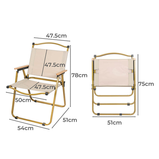 Levede Camping Chair Folding Outdoor-2052531627560669186