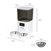PaWz 5L Automatic Pet Feeder 2 Bowl White-2052531679595204610