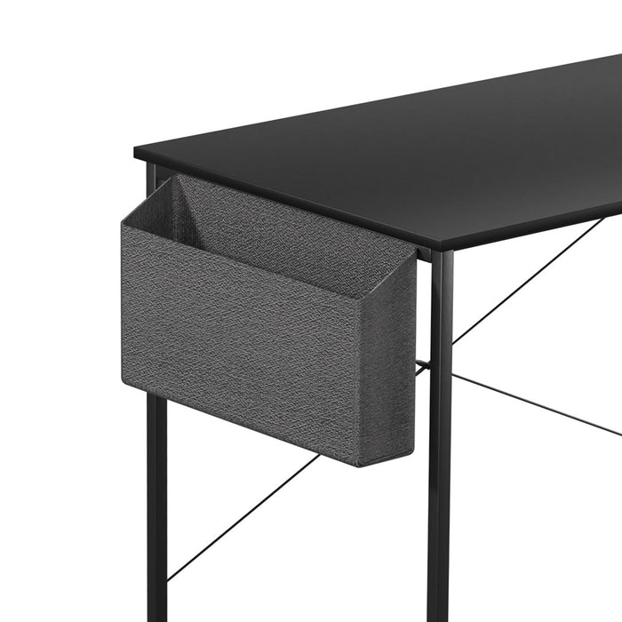 Levede L Shaped Computer Desk Corner Desk Black-2052531472069431299
