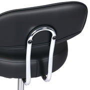 Levede Swivel Office Chair Low Back Round Rolling Stools Height Adjustable