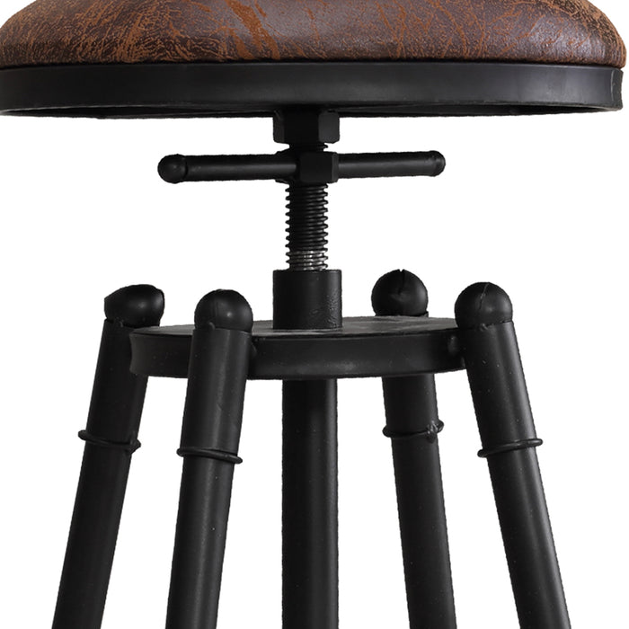 Levede 2x Industrial Bar Stools Kitchen-2052531749799464963