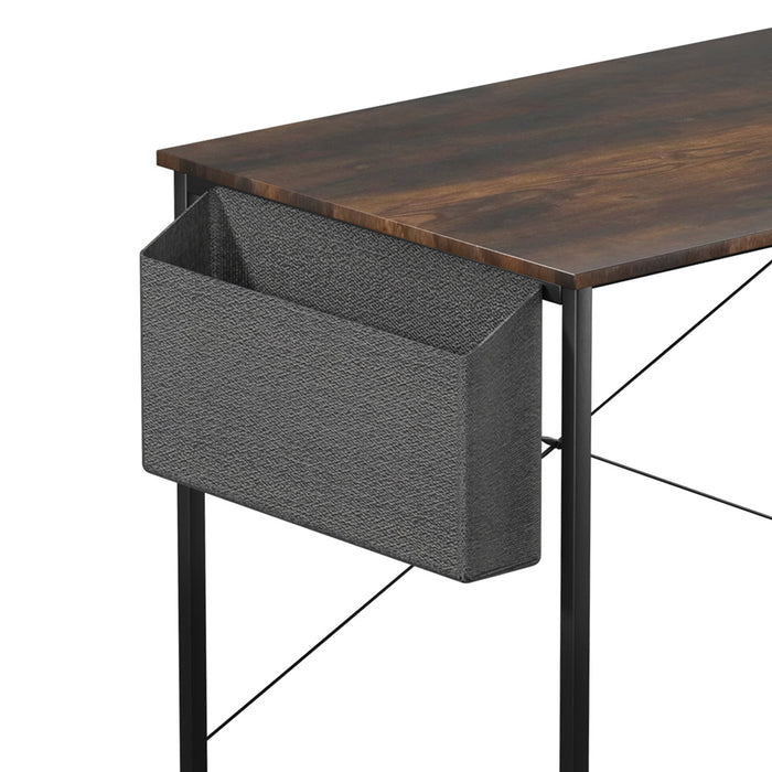 Levede L Shaped Computer Desk Corner Desk Brown-2052531472241397763