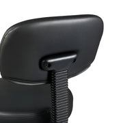 Levede Swivel Office Chair Ergonomic Stool Height Adjustable Footrest Backrest