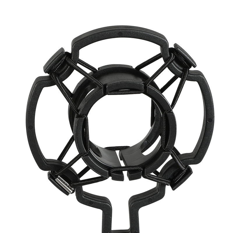 Levede Desktop Microphone Stand Adjustable Pop Filter Shock Mount Base Kit Black