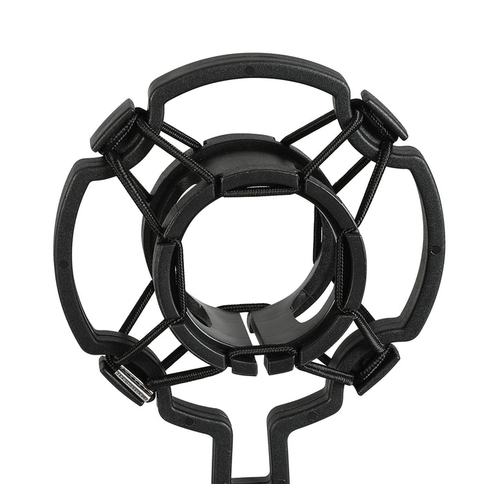 Levede Desktop Microphone Stand Adjustable Pop Filter Shock Mount Base Kit Black