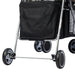 PaWz Large Pet Stroller Dog Cat Carrier Black-2052531697215475716