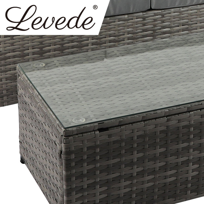 Levede 5pcs Outdoor Sofa Set Patio Furniture-2052531338178859012