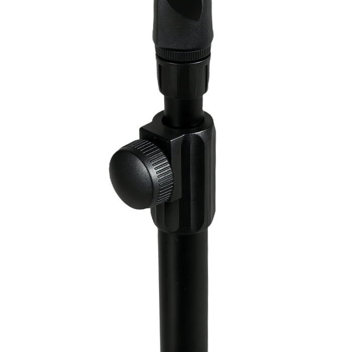 Levede Desktop Microphone Stand Adjustable Pop Filter Shock Mount Base Kit Black