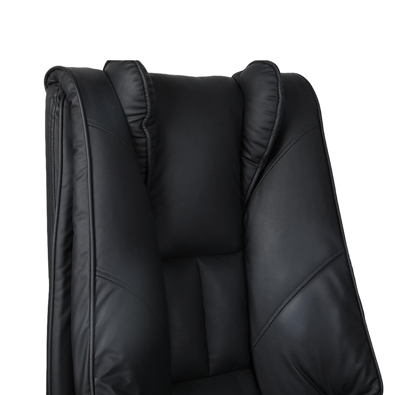 Levede Heavy Duty Office Chair Tall PU Leather High Back Computer Work Seat