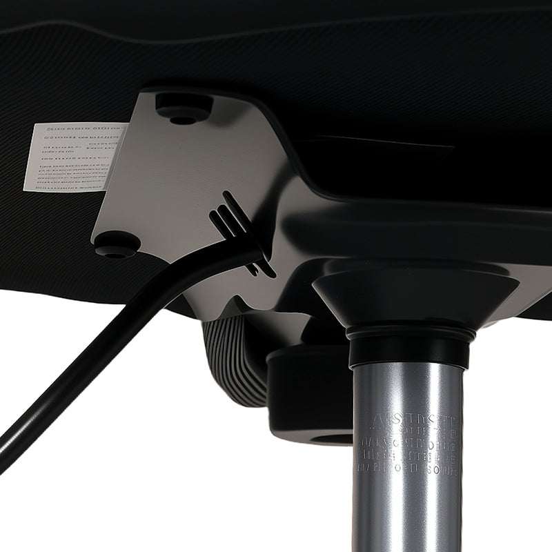 Levede Swivel Office Chair Ergonomic Stool Height Adjustable Footrest Backrest