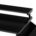 Levede L Shaped Gaming Desk with Storage Drawers Black-2052531818615410692