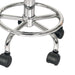 Levede Swivel Office Chair Round Rolling Stools PU Leather Height Adjustable-2052531422039773189