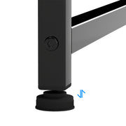 Levede L Shaped Gaming Desk with Storage Drawers Black
