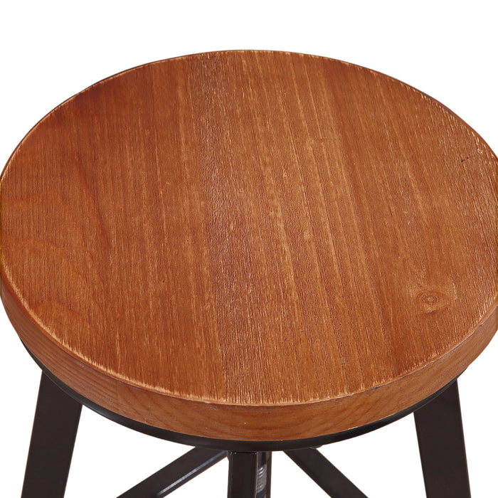 Levede 2x Bar Stools Industrial Kitchen-2052531749619109893
