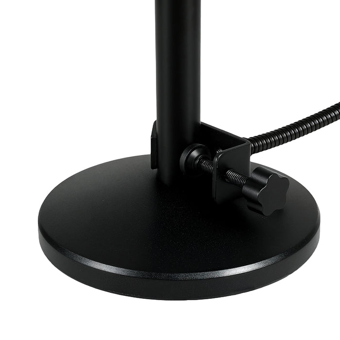 Levede Desktop Microphone Stand Adjustable Pop Filter Shock Mount Base Kit Black