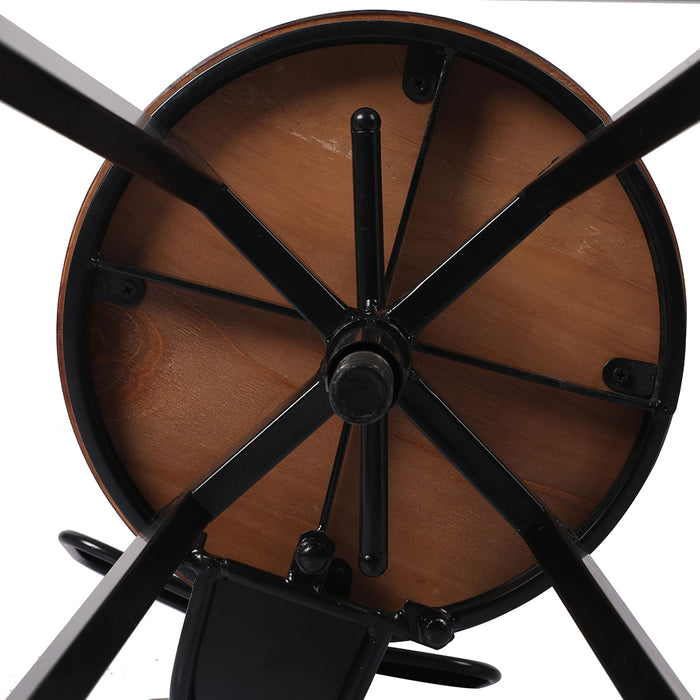 Levede 1x Industrial Bar Stools Kitchen-2052531294772006917