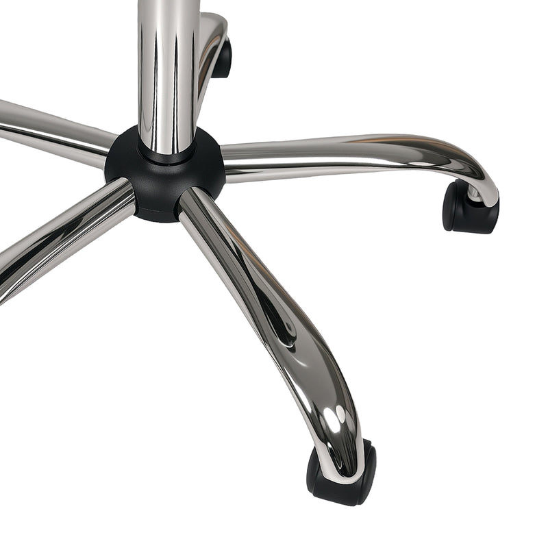 Levede Swivel Office Chair Ergonomic Stool Height Adjustable Footrest Backrest