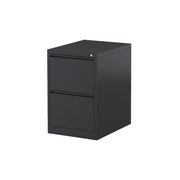 Steelco Mercury Filing Cabinet Two Drawer Graphite Ripple